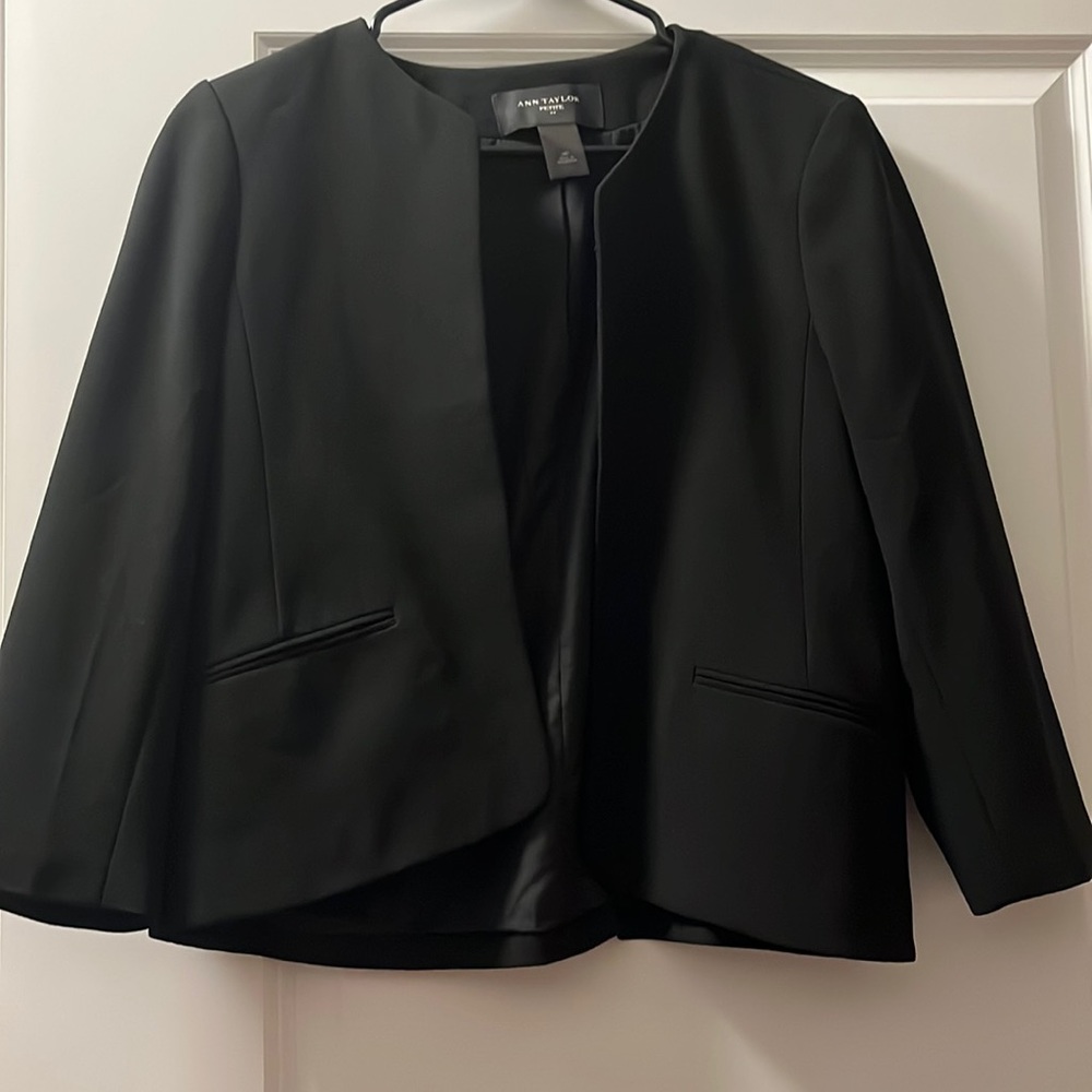 Petite Ann Taylor black blazer